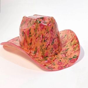 Néon Cowboy Light Up Cowboy Hat - Pink Floral